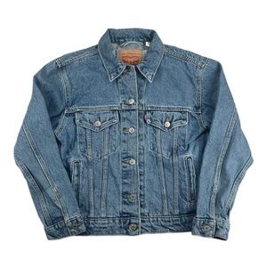 Levi Strauss & Co. Jean Jacket, Women's Size XL, Trucker Blue